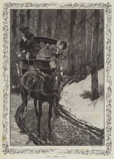 Perdidos en su Camino de Richard Caton Woodville junior